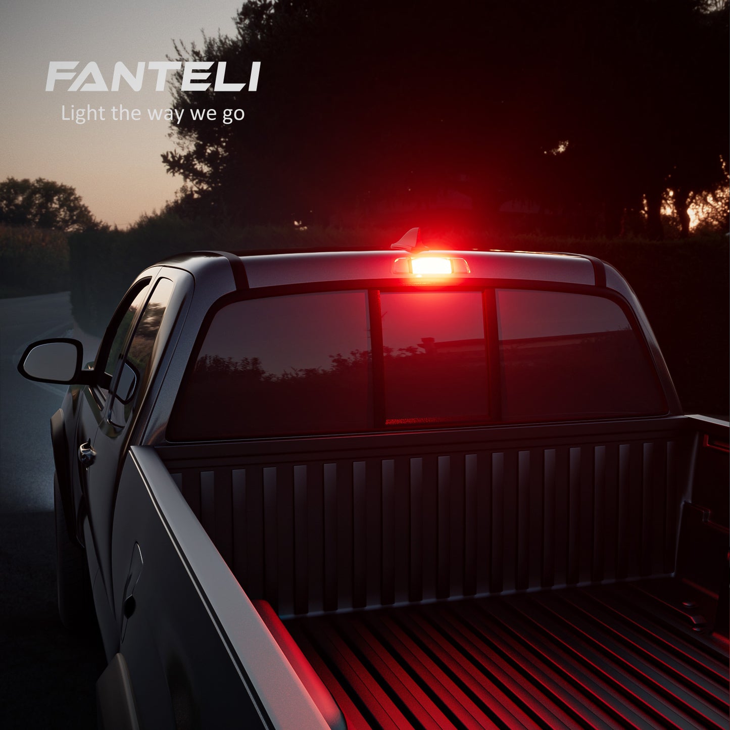 FANTELI 912 921 LED Bulb, Strobe Flashing 3rd Third Brake Light Center High Mount Stop Light, 300% Brighter Non-Polarity T15 906 904 902 W16W Brilliant Red