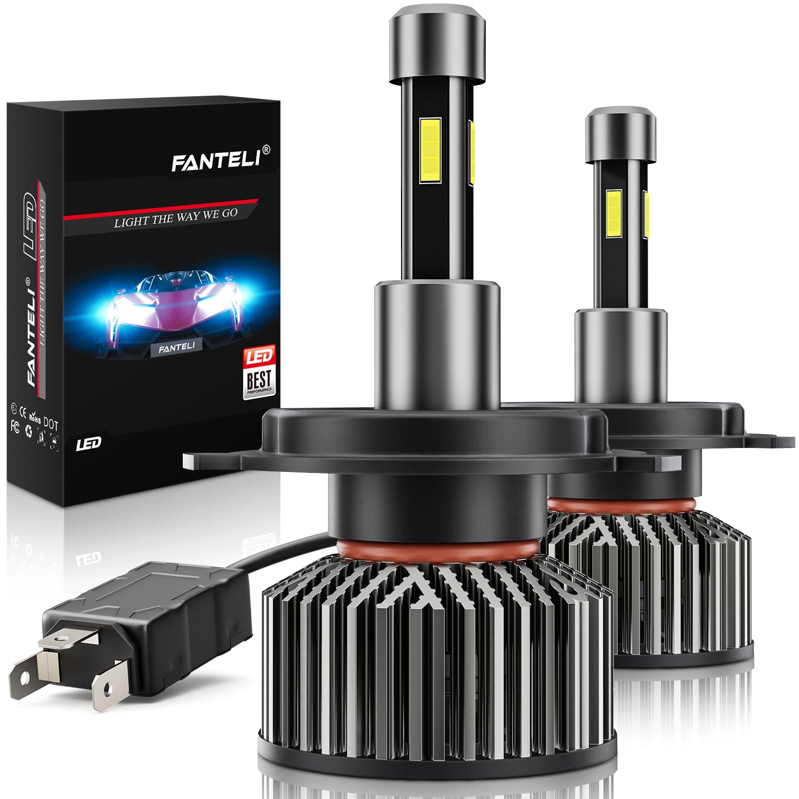 MCU Ampoule LED premium H4 6500K 800LM 