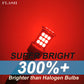 FANTELI 7443 LED Bulb Flashing Brake Lights, 300% Brighter 7440 7441 7444 7443R T20 W21W Plug and Play Strobe Blinking LED Stop Tail Lights, Brilliant Red