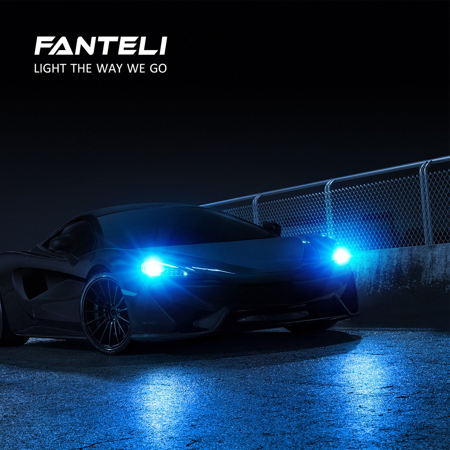 FANTELI H4 LED Headlight Bulbs, 300% Super Bright Cool Deep Blue, HB2 9003 LED Headlights High and Low Beam Conversion Kit Car Motorcycle, Pack of 2